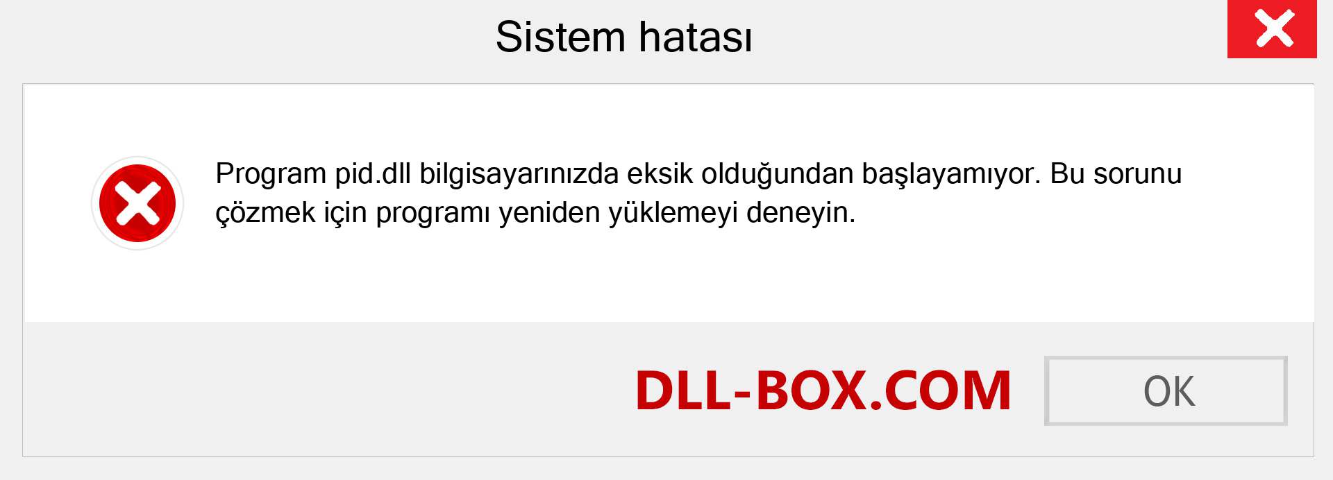 pid.dll dosyası eksik mi? Windows 7, 8, 10 için İndirin - Windows'ta pid dll Eksik Hatasını Düzeltin, fotoğraflar, resimler